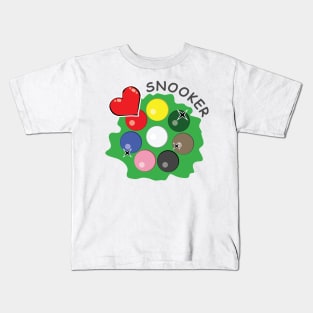 I Love Snooker Kids T-Shirt